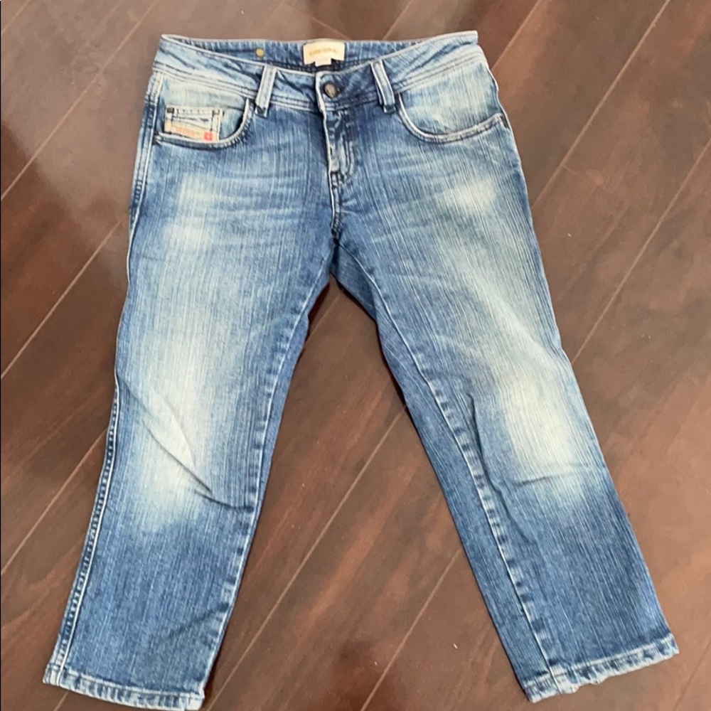 Denim capris